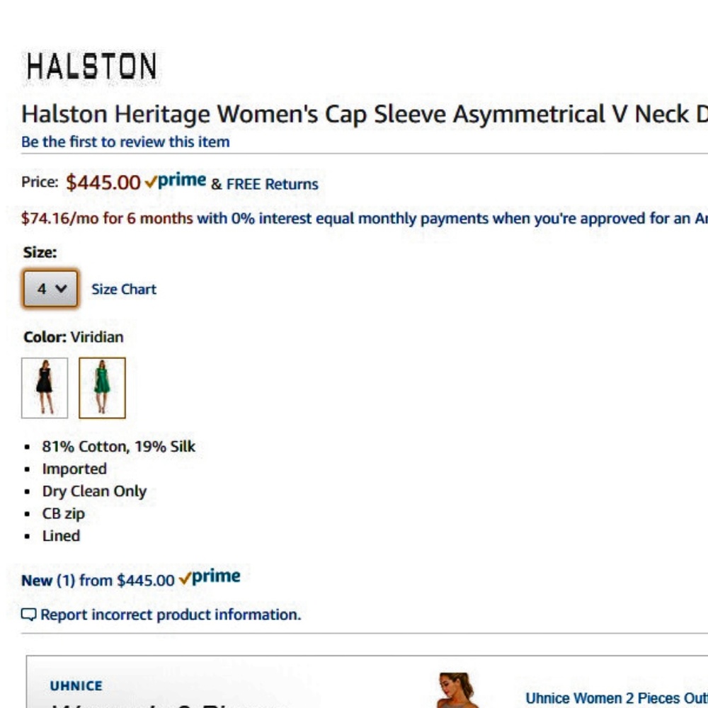 Halston Herritage Cocktail Dress - Picture 7 of 8